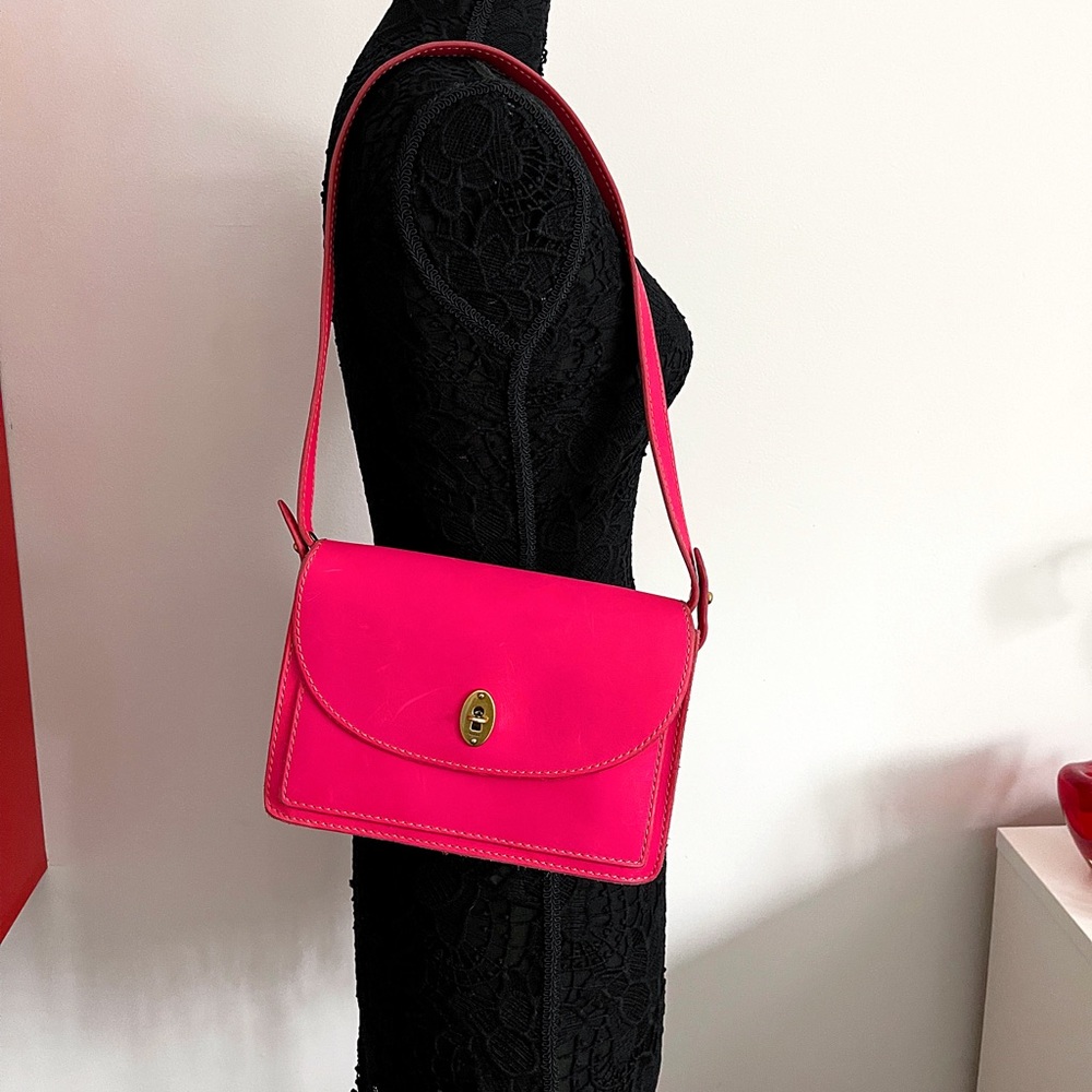 FOSSIL AUSTIN hot pink bag - Picture 10 of 12